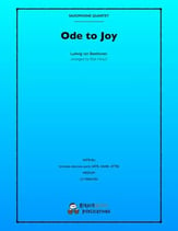 Ode to Joy Flexible Saxophone Quartet P.O.D. cover